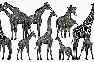 Giraffe tattoo idea