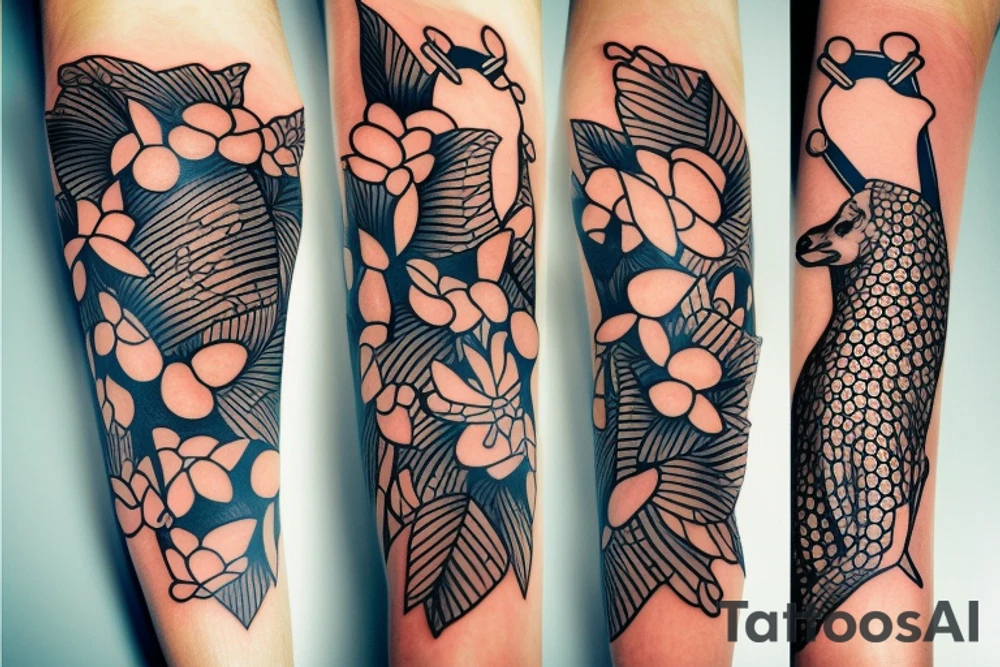 Giraffe tattoo idea