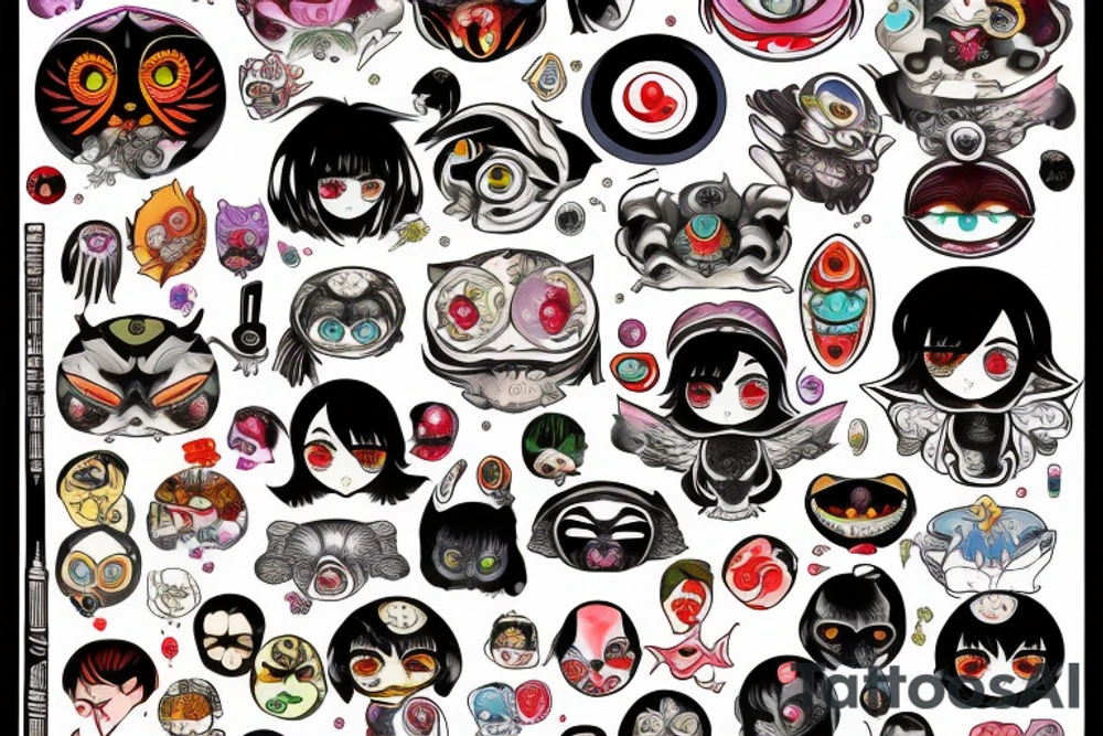 Big eyes tattoo idea