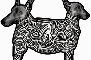 Doberman tattoo idea