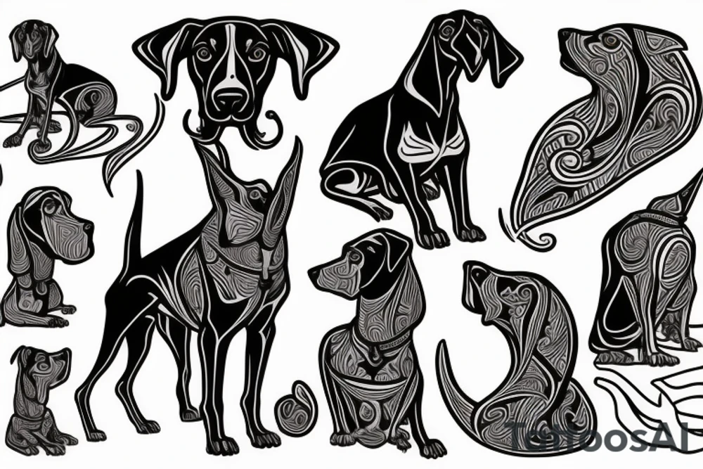 Doberman tattoo idea