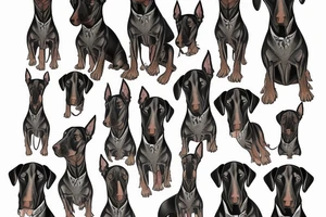 Doberman tattoo idea
