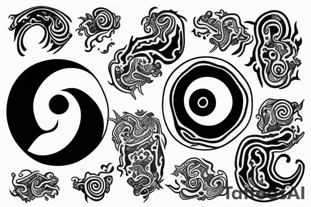Ying Yang tattoo idea