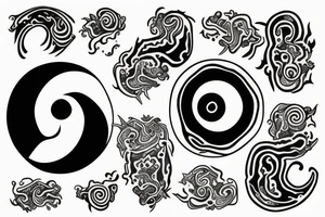 Ying Yang tattoo idea