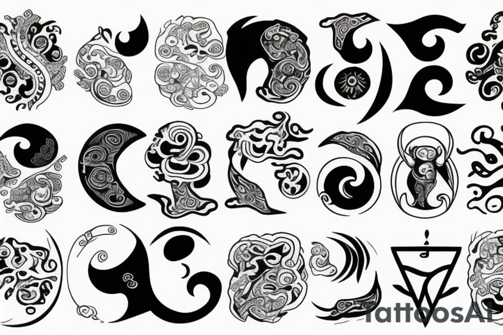 Ying Yang tattoo idea