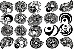 Ying Yang tattoo idea