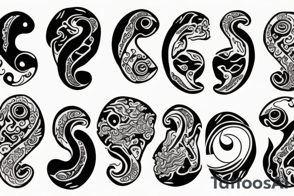 Ying Yang tattoo idea