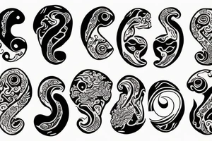 Ying Yang tattoo idea