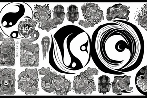 Ying Yang tattoo idea
