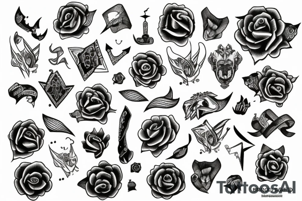 Broken darl tattoo idea