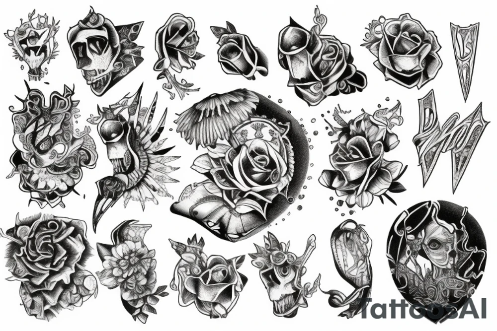 Broken darl tattoo idea