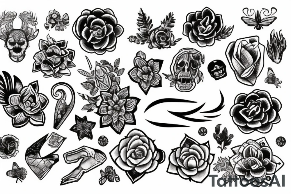 Собака tattoo idea