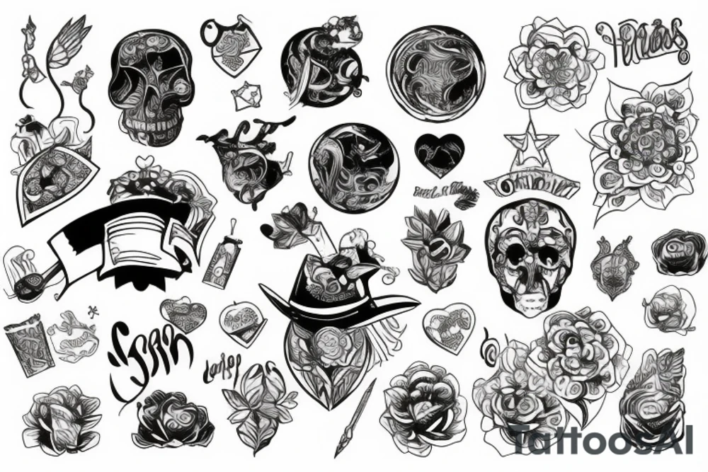 Собака tattoo idea