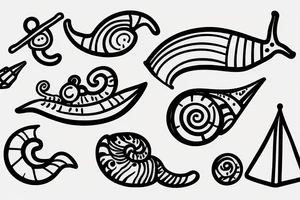 a snail with a sail on its back crawls around the globe tattoo idea