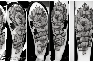 cactus super hero tattoo idea