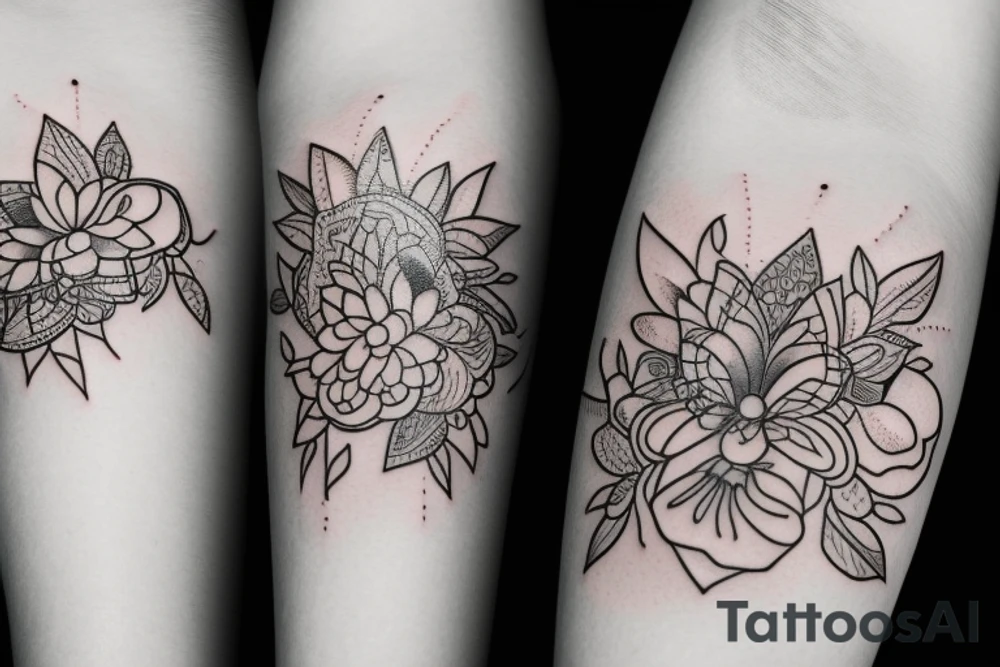 beautiful girl tattoo idea