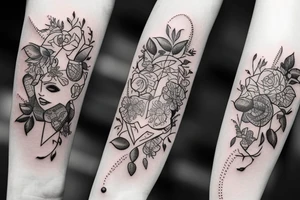 beautiful girl tattoo idea