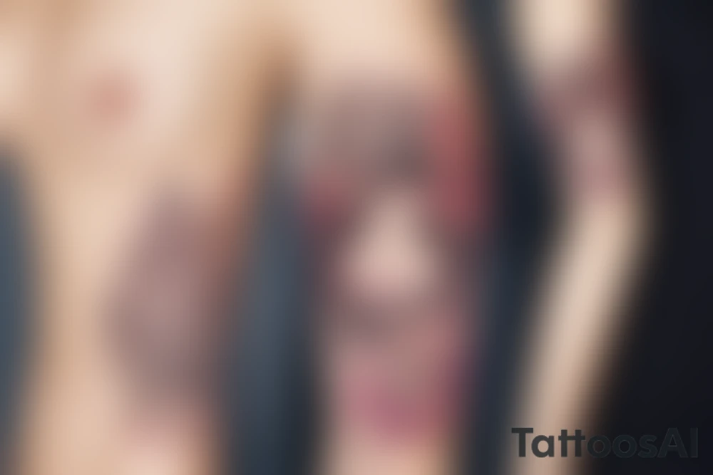 beautiful girl tattoo idea