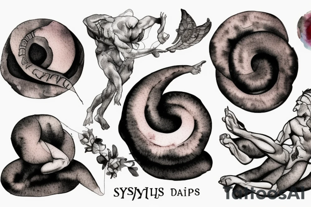 sisyphus tattoo idea