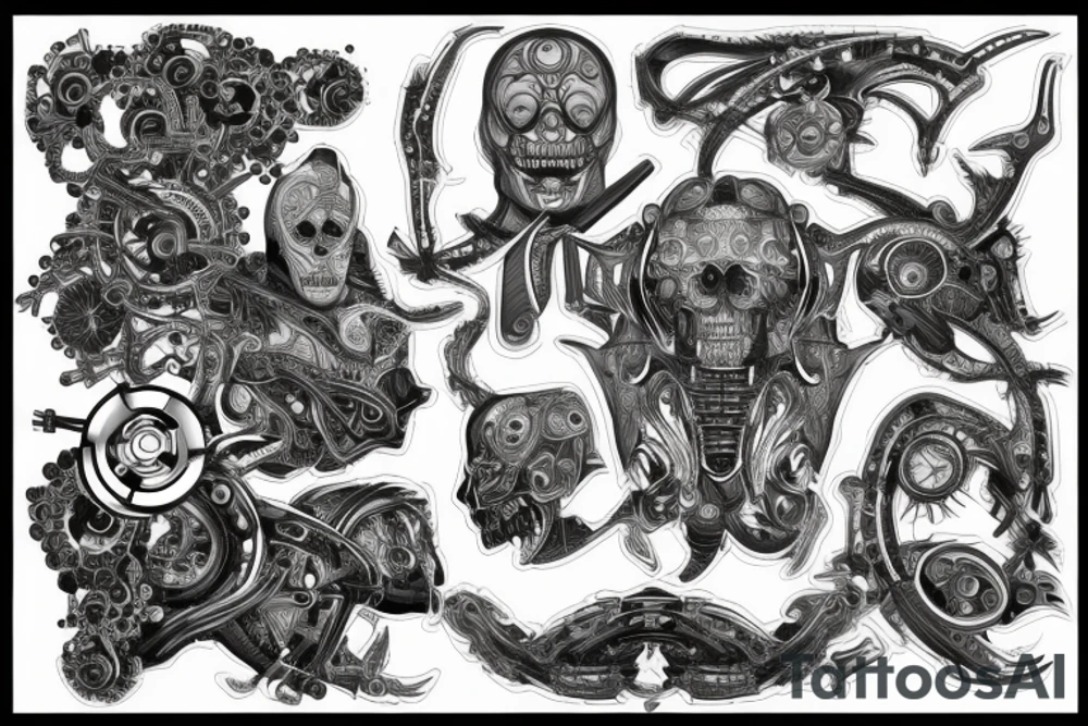 Maschine tattoo idea