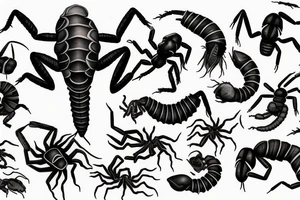 Scorpion 3D tattoo idea