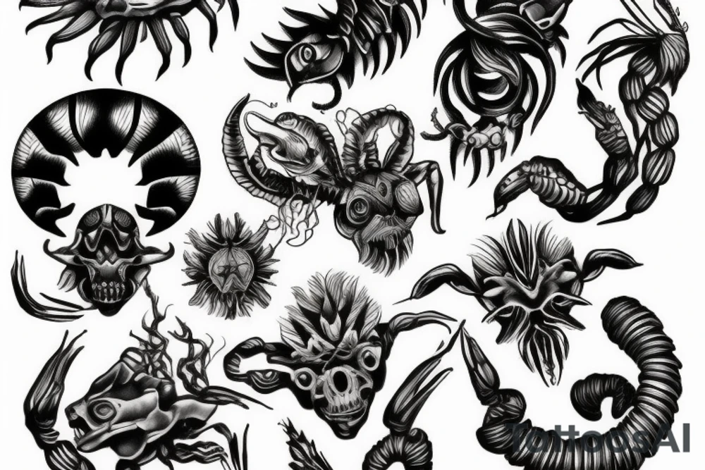 Scorpio tattoo idea