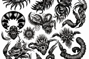 Scorpio tattoo idea
