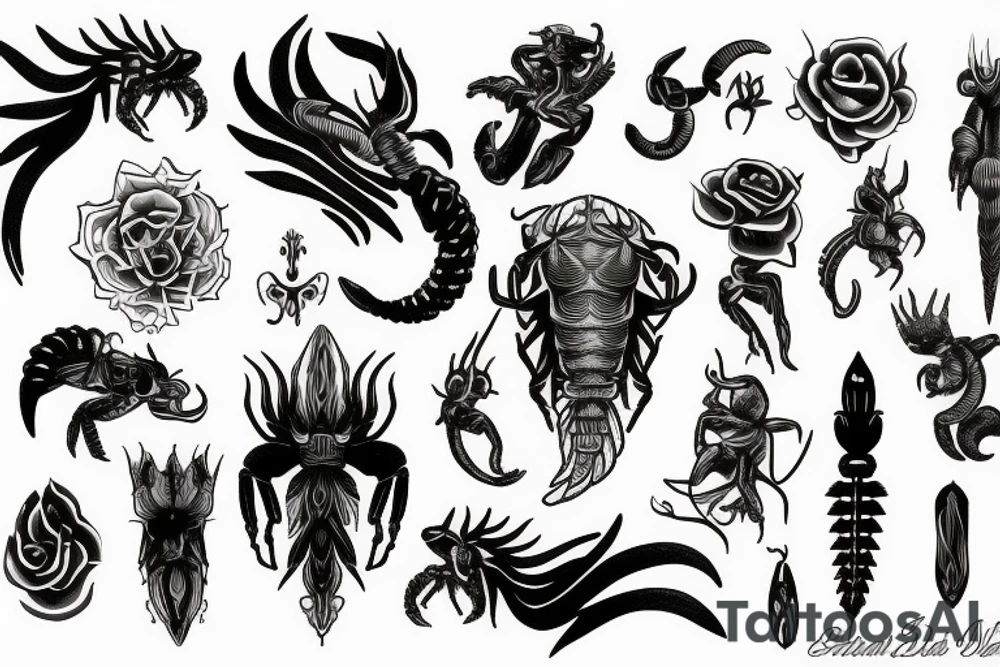 Scorpio tattoo idea