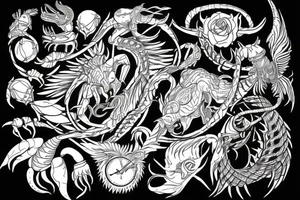 Scorpio tattoo idea