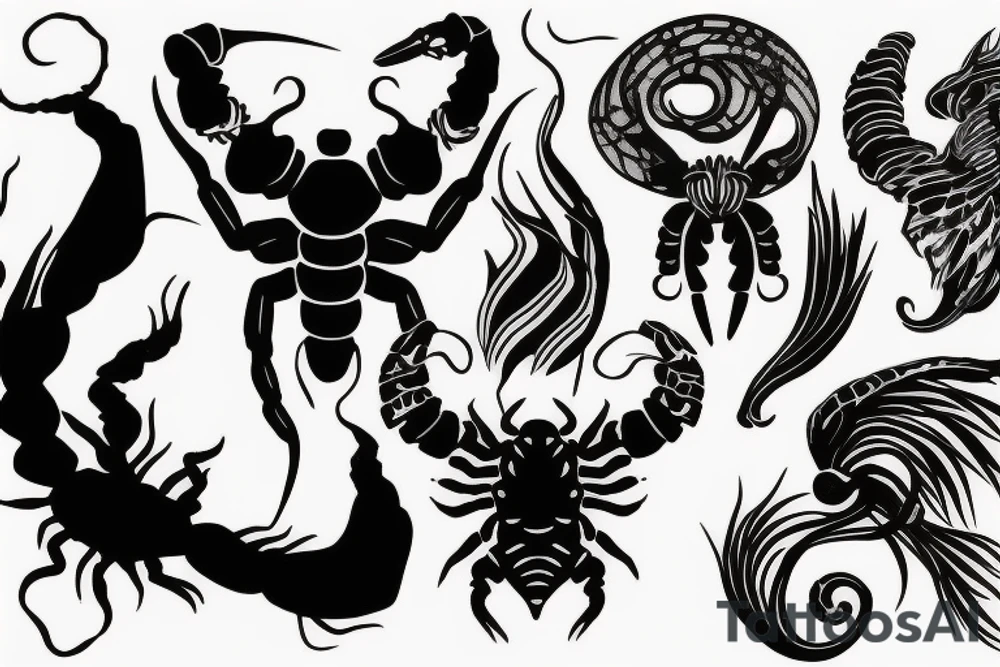 Scorpio tattoo idea