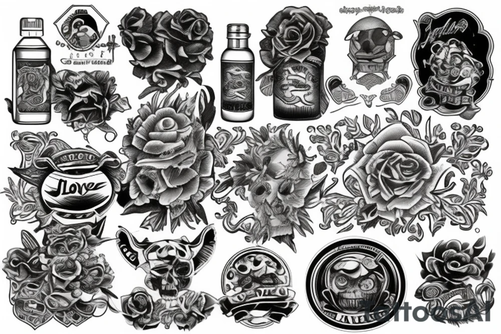Protection & Love tattoo idea