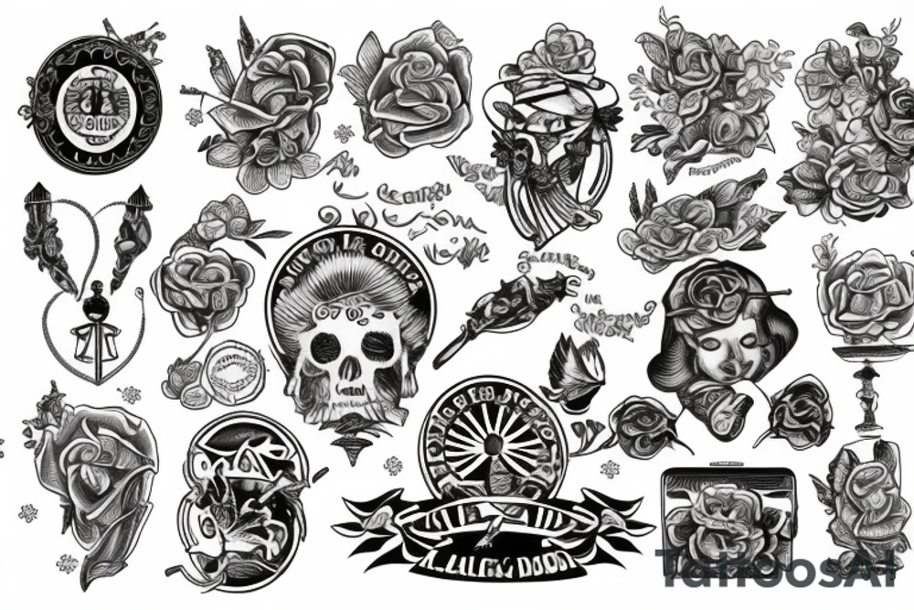 Protection & Love tattoo idea