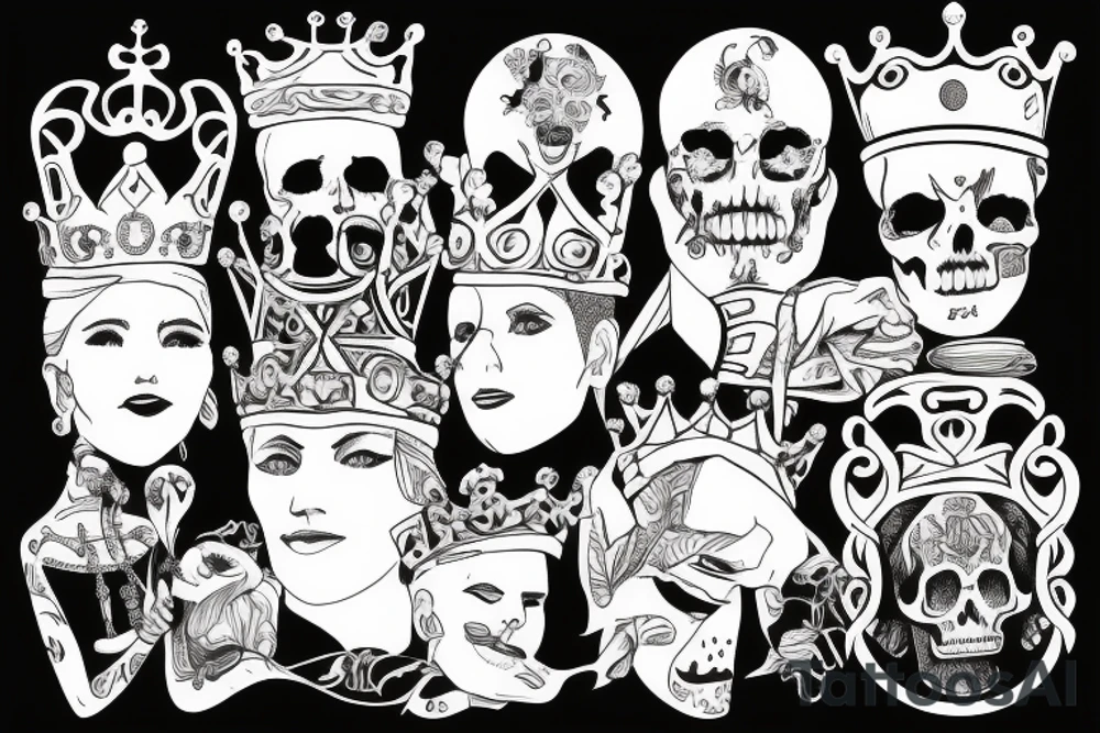 Heavy is the head that wears the crown tattoo idea