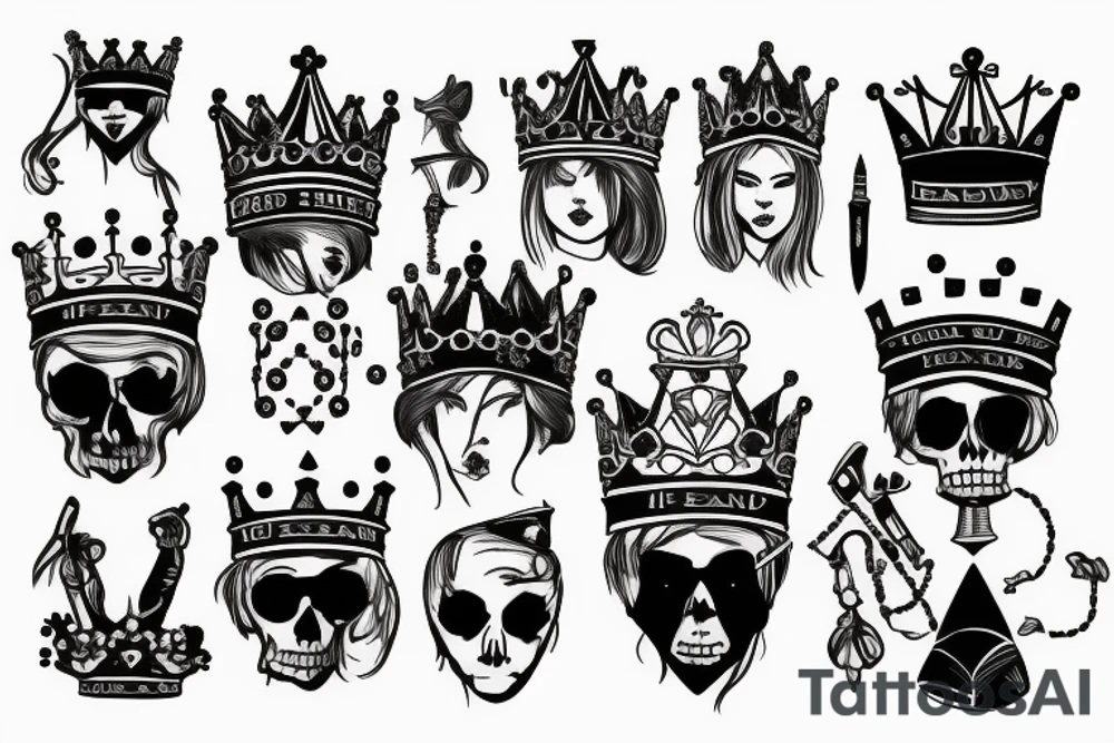 Heavy is the head that wears the crown tattoo idea