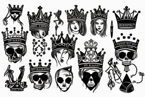 Heavy is the head that wears the crown tattoo idea
