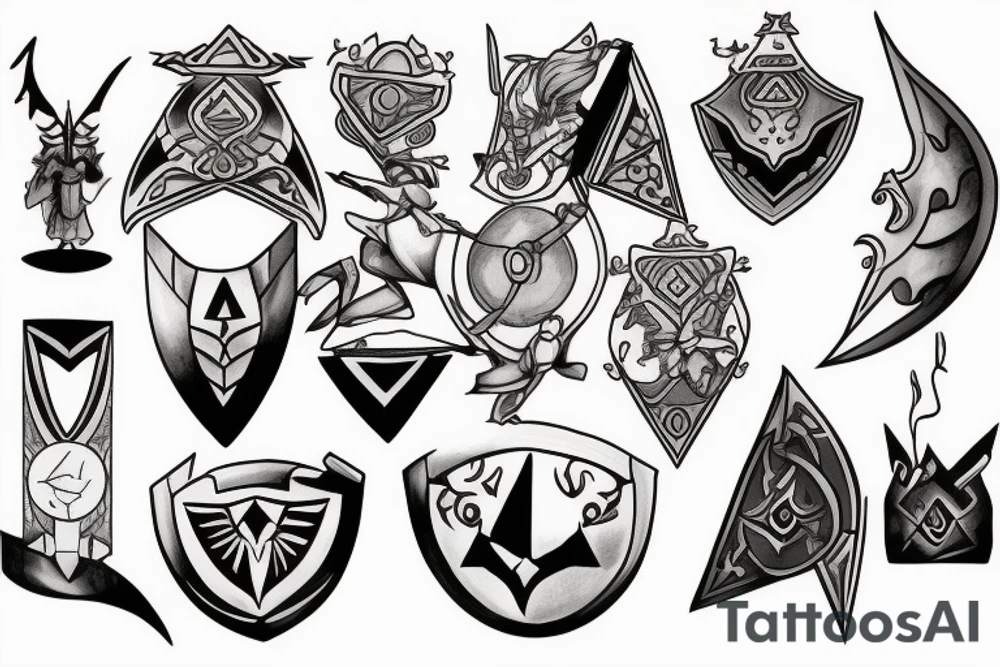 Ocarina of Time tattoo idea