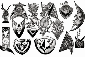 Ocarina of Time tattoo idea