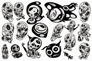 https://i.pinimg.com/564x/1f/c0/d5/1fc0d5a7768e5080fba515a73c0c218a.jpg cyborgg froggs dancing tattoo idea