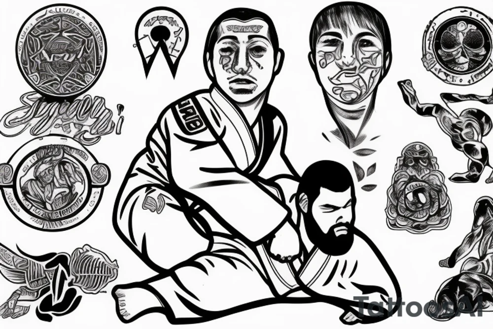 Jiu jitsu tattoo idea