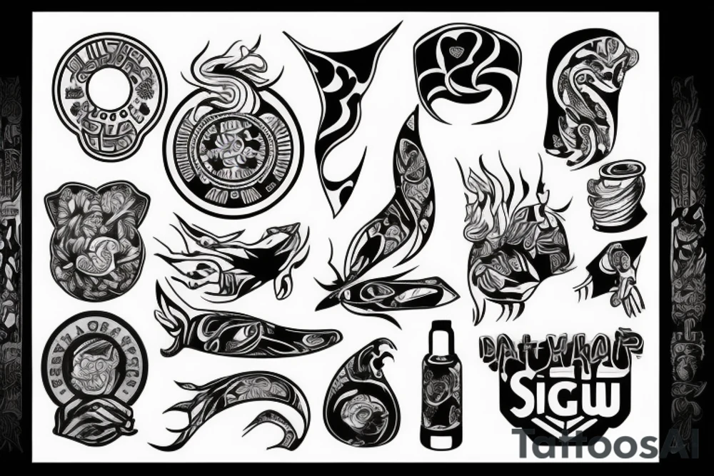 Jiu jitsu tattoo idea
