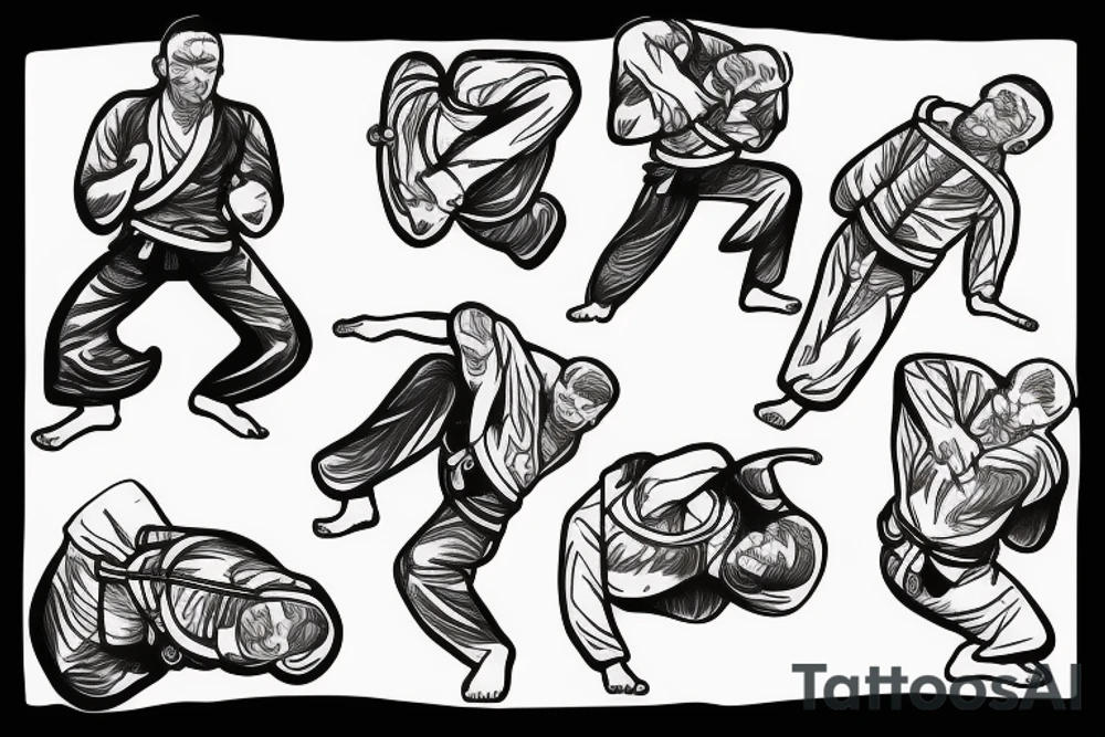 Jiu jitsu tattoo idea