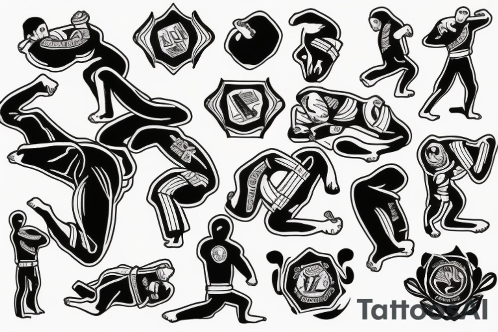 Jiu jitsu tattoo idea
