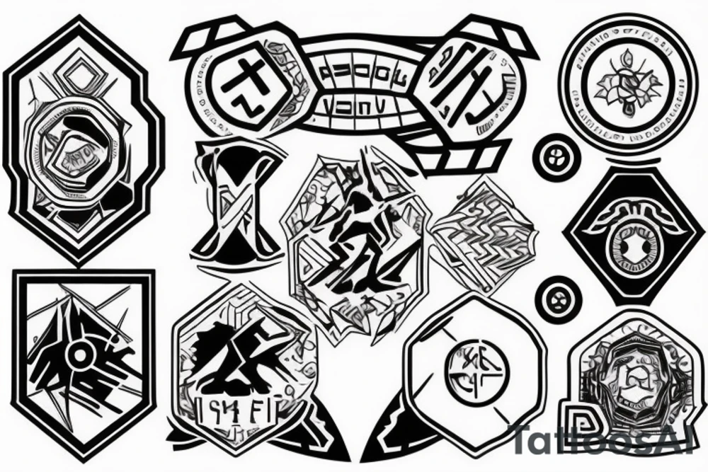 Jiu jitsu tattoo idea
