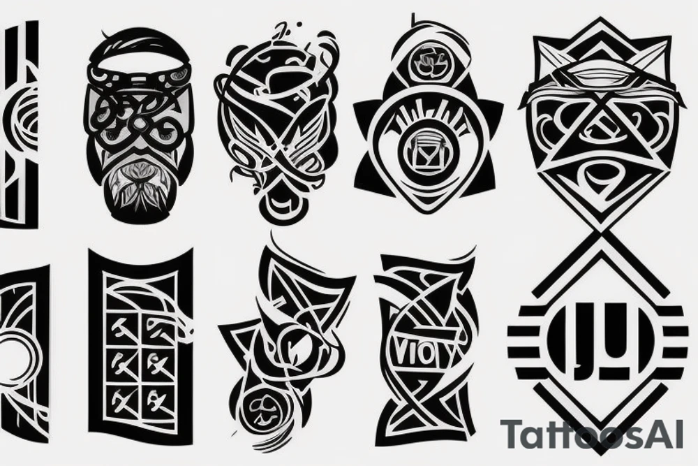 Jiu jitsu tattoo idea