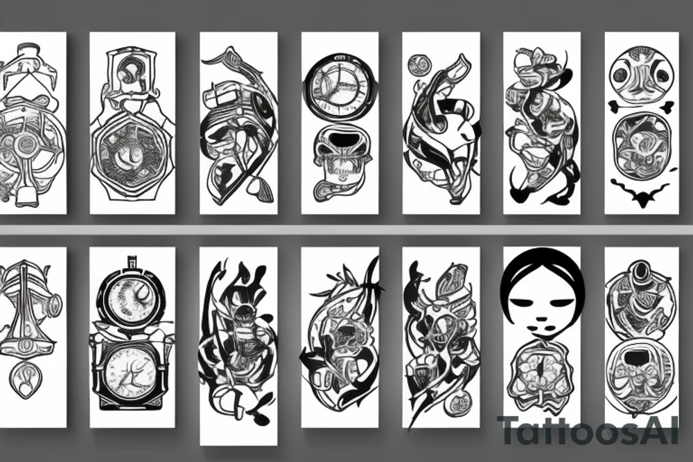 Grappling tattoo idea