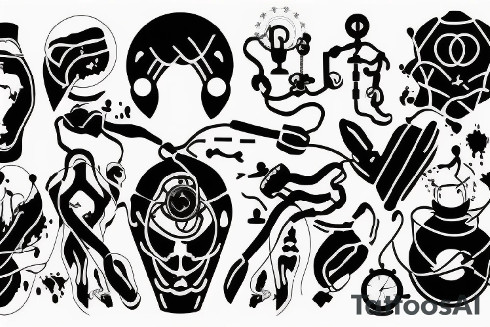 Grappling tattoo idea