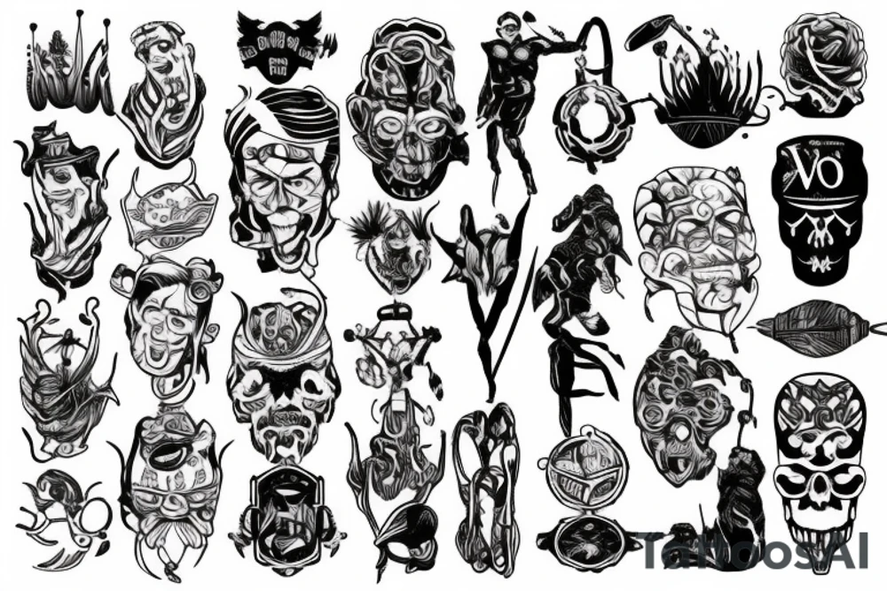 Grappling tattoo idea