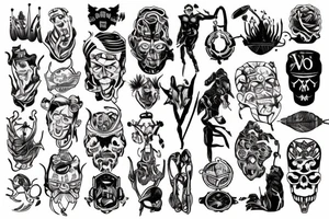 Grappling tattoo idea