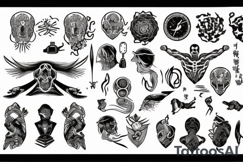 Grappling tattoo idea