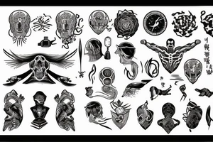 Grappling tattoo idea